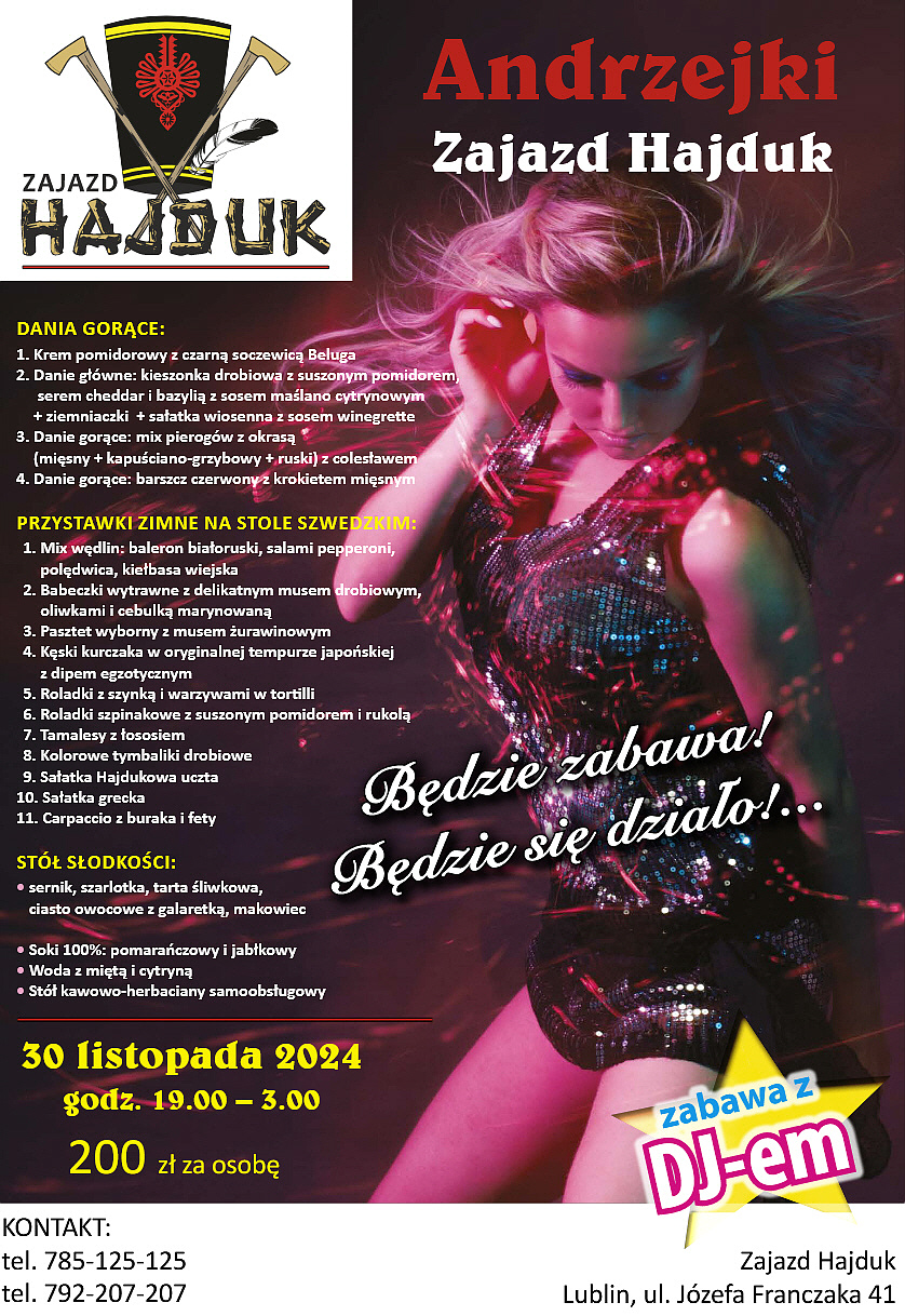 HAJDUK Andrzejki 2024