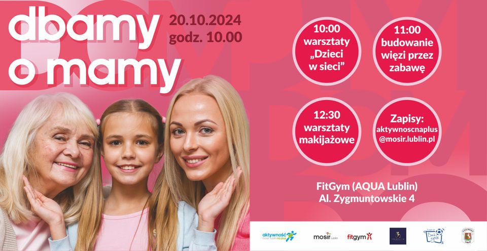 dbamy o mamay- grafika promująca wydarzenie