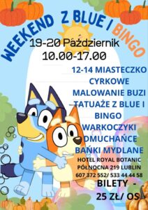 Read more about the article Weekend z Blue i Bingo na Farmie Dyniowej 19-20.X.