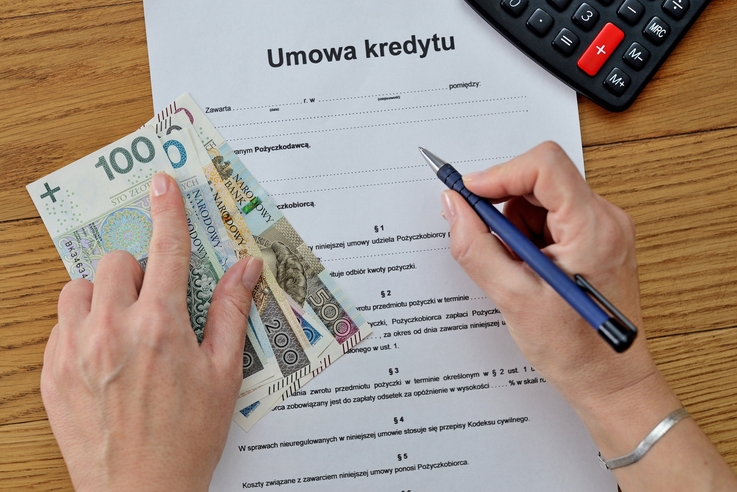 Zdjęcie umowy kredytowej