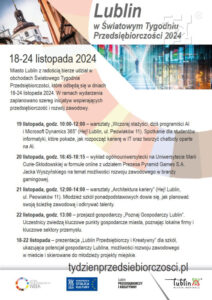 Read more about the article Światowy Tydzień Przedsiębiorczości 2024 – wydarzenia w Lublinie