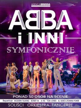 Plakat promujący koncert ABBA i inni symfonicznie