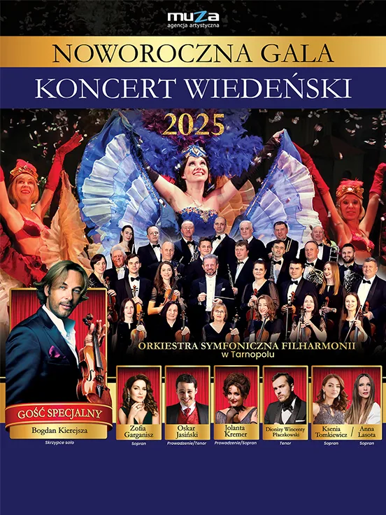 Plakat promujący Koncert Wiedeński 2025 r.