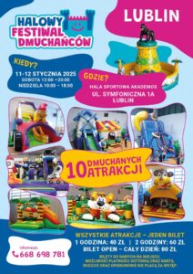 Read more about the article Halowy Festiwal Dmuchańców  –  Hala Sportowa AKADEMOS 11-12.I.