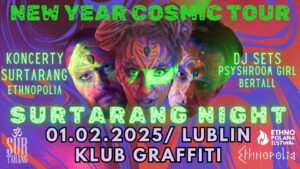 Read more about the article Koncert zespołu Surtarang – Klub Graffiti 1.II.