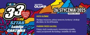 Read more about the article 33 Finał Wielkiej Orkiestry Świątecznej Pomocy w Galerii OLIMP 26.I.