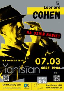 Read more about the article Tribute to Leonard Cohen – Dom Kultury LSM 7.III.