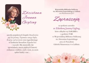 Read more about the article Spotkanie autorskie ze Zdzisławą Gigling – WBP 13.II.