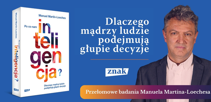 Okładka książki "Po co nam inteligencja" Manuela Martín-Loechesa