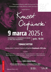 Read more about the article Koncert Chopinowski z okazji 215. rocznicy urodzin Fryderyka Chopina – FL 9.III.