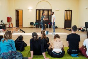 Read more about the article Masterklasy z Sébastienem Wojdanem / Otwarty pokaz – WarsztatyKultury 13.III..