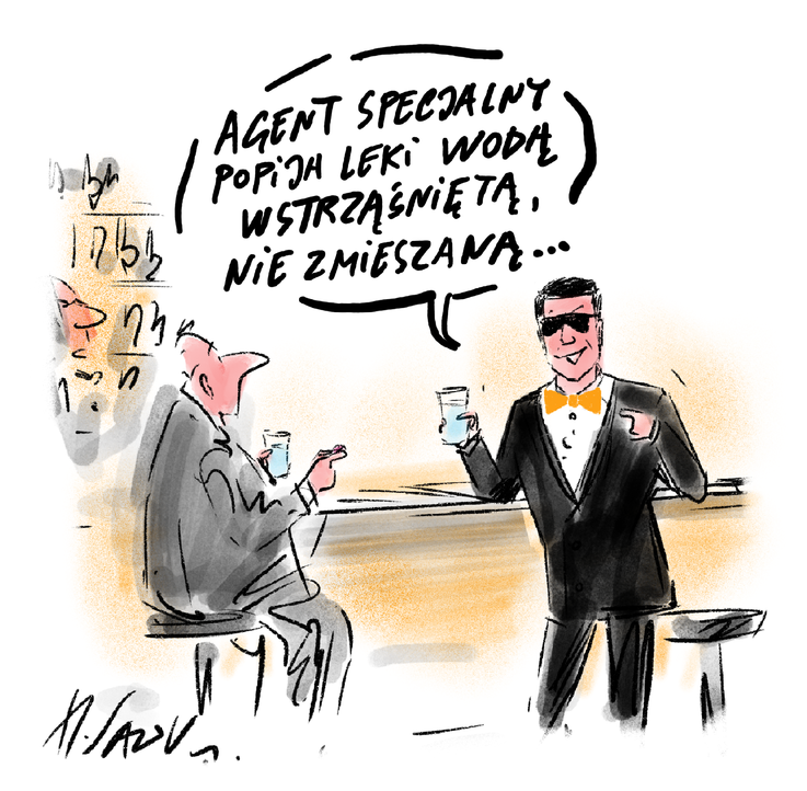 Grafika w formie komiksu o tematyce zdrowotnej