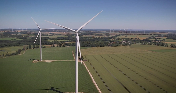 Wiatraki produkujące energię