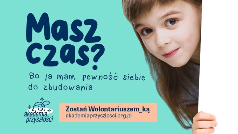 Read more about the article Twój czas może odmienić czyjeś życie – ruszyła rekrutacja wolontariuszy do Akademii Przyszłości 