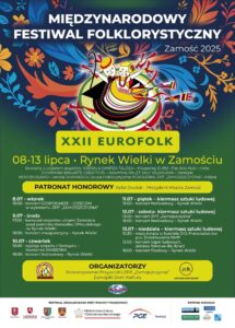 Read more about the article XXII Międzynarodowy Festiwal Folklorystyczny „Eurofolk – Zamość 2025” 7-13.VII.