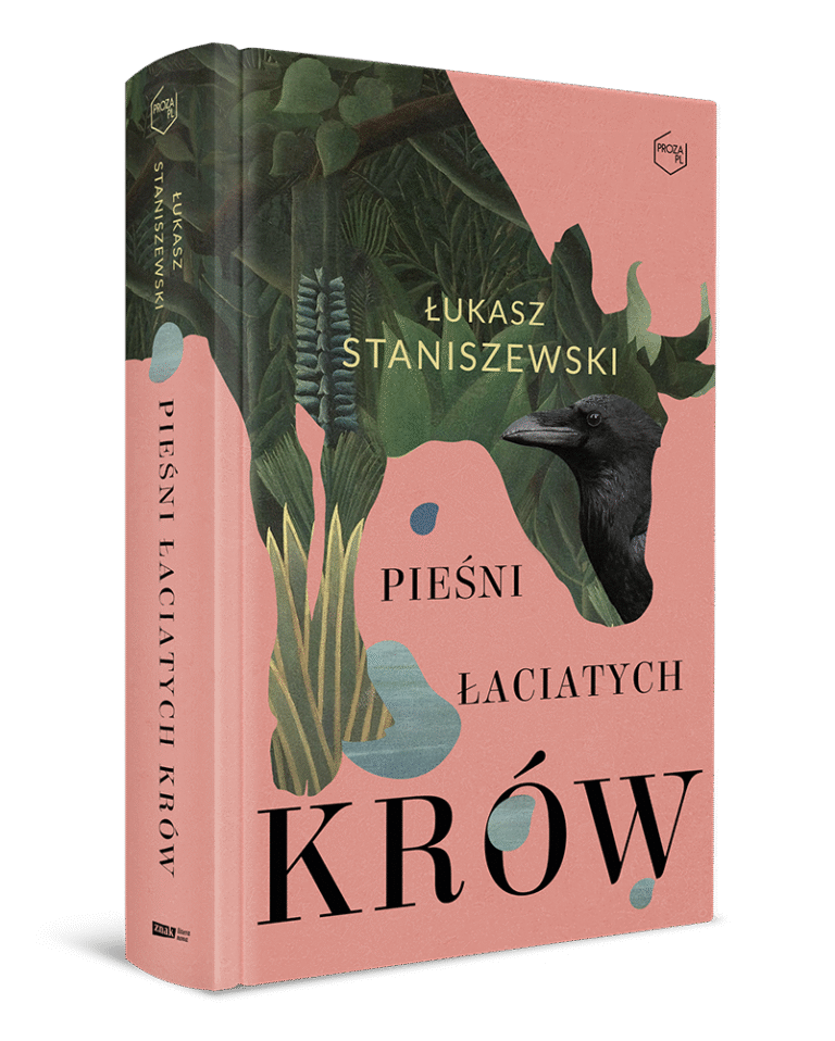 Okładka książki Łukasza Staniszewskiego pt. " Pieśni łaciatych krów".