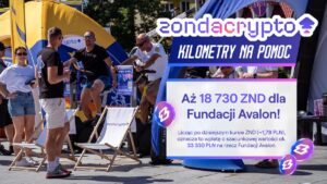 Read more about the article Ponad 30 000 PLN od zondacrypto w akcji „Kilometry na Pomoc” dla Fundacji Avalon