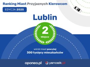 Read more about the article Lublin awansował na podium – wyniki Rankingu miast przyjaznych kierowcom 2025!