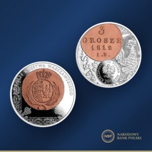 Read more about the article Nowe monety kolekcjonerskie NBP: „3 grosze Księstwa Warszawskiego”