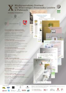Read more about the article X Międzynarodowy Festiwal im. Wincentego i Franciszka Lesslów w Puławach 19-27.IX.
