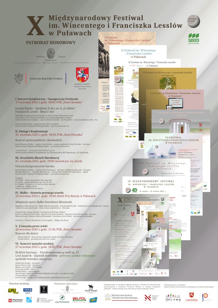 Plakat Festiwal Lesslów 2025