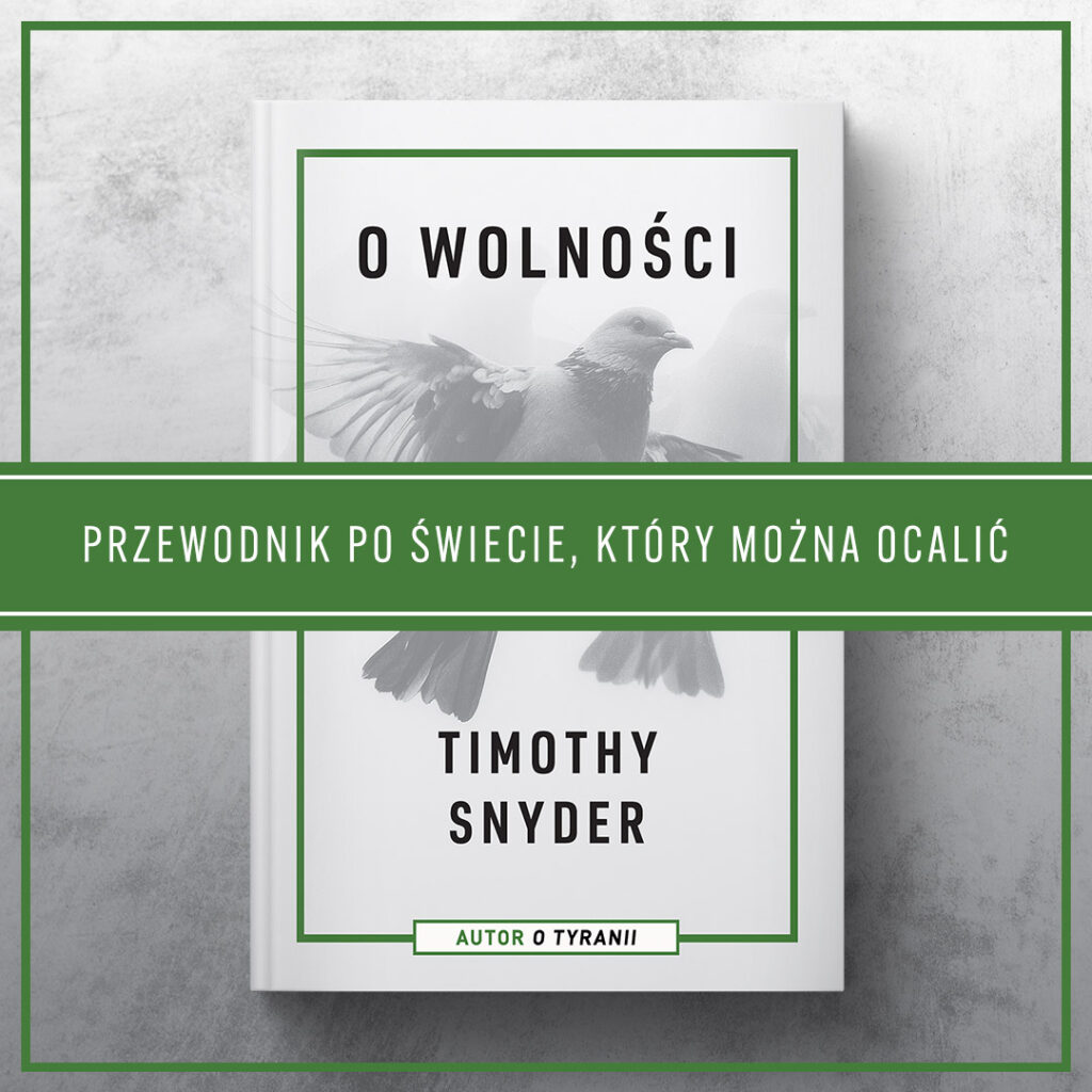 Okładka książki Timoty'iego Snydera pt.