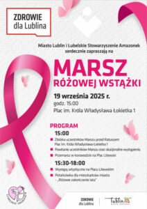Read more about the article Ulicami Lublina przejdzie „Marsz Różowej Wstążki” -19.IX.