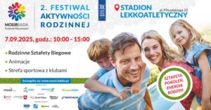 Read more about the article MOSiRiada – 2. Festiwal Aktywności Rodzinnej – Stadion Lekkoatletyczny 7.IX.