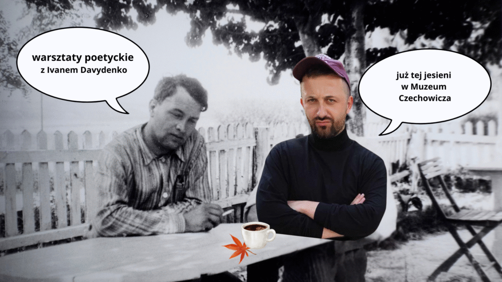 Grafika promująca warsztaty poetyckie
