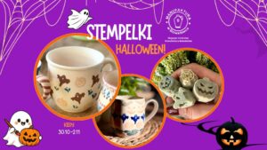 Read more about the article Halloweenowe stempelkowanie z ceramiką bolesławiecką – MC Manufaktury Bolesławiec 30-31.X, 2.XI.