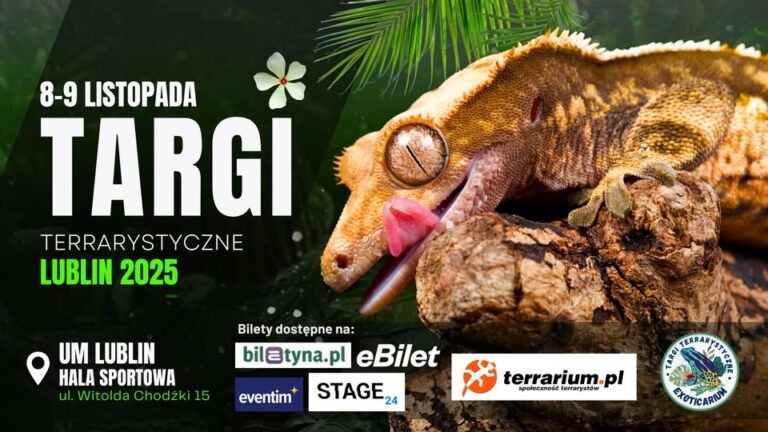 Read more about the article EXOTICARIUM LUBLIN – targi terrarystyczne – Hala Sportowa UM 8-9.XI.