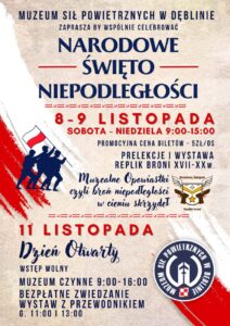 Read more about the article Wydarzenia z okazji Narodowego Święta Niepodległości 2025 – Muzeum Sił Zbrojnych