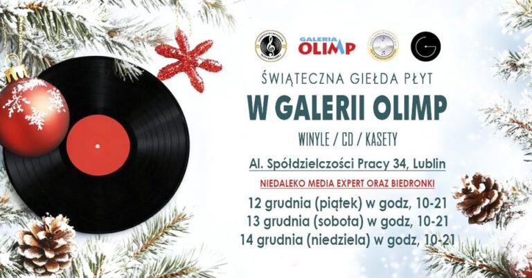 Read more about the article Świąteczny Kiermasz Płyt – Galeria OLIMP 12-14.XII.