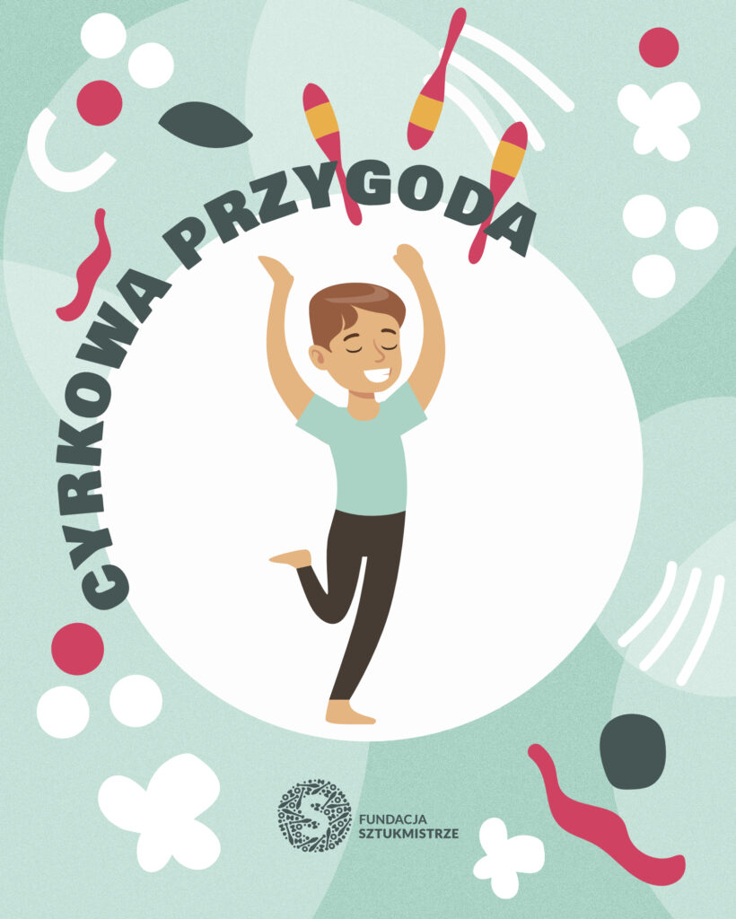 Grafika promująca Ferie ze Sztukmistrzami 2026