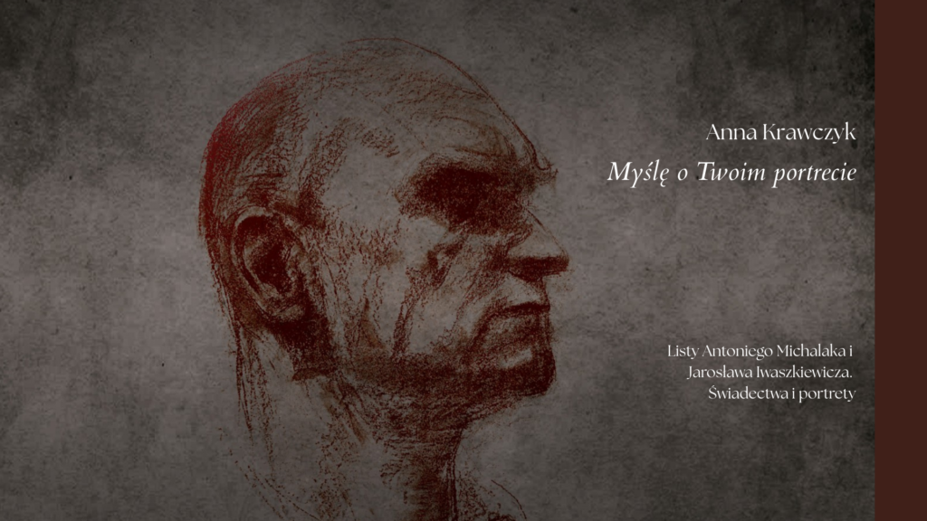 Plakat promujący spotkanie autorskie z Anną Krawczyk poświęcone książce 