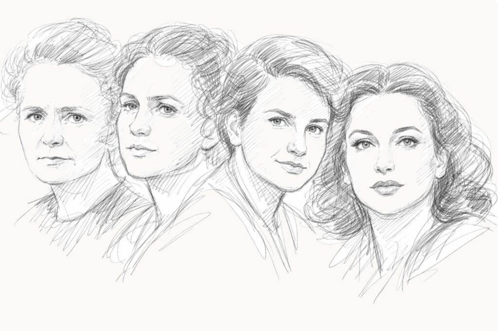 Rysunek promujący spotkanie kulturalne Bitwa o kulturę. Herstorie.