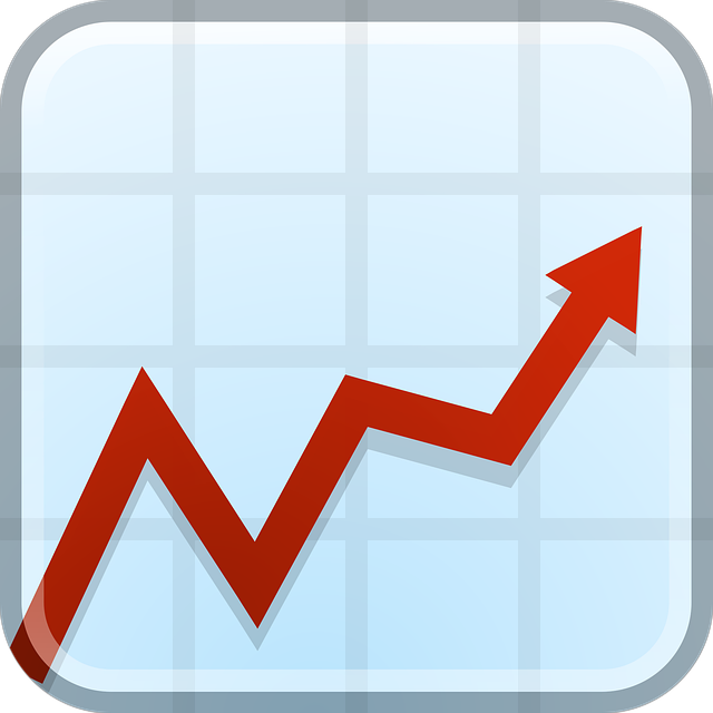 Grafika przedstawiająca wektor wzrostu.