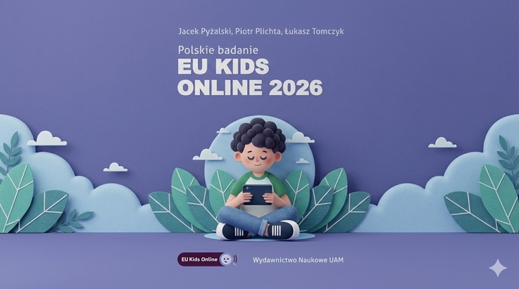 Grafika promująca Raport EU Kids Online 2026.