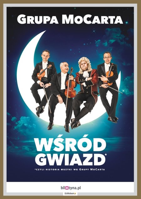 Plakat promujący koncert Grupy MoCarta wraca z programem 