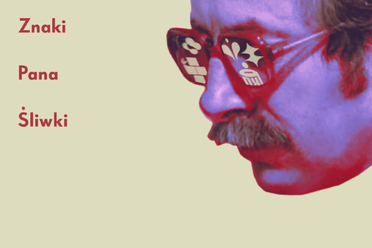 Grafika promująca film „Znaki Pana Śliwki”.