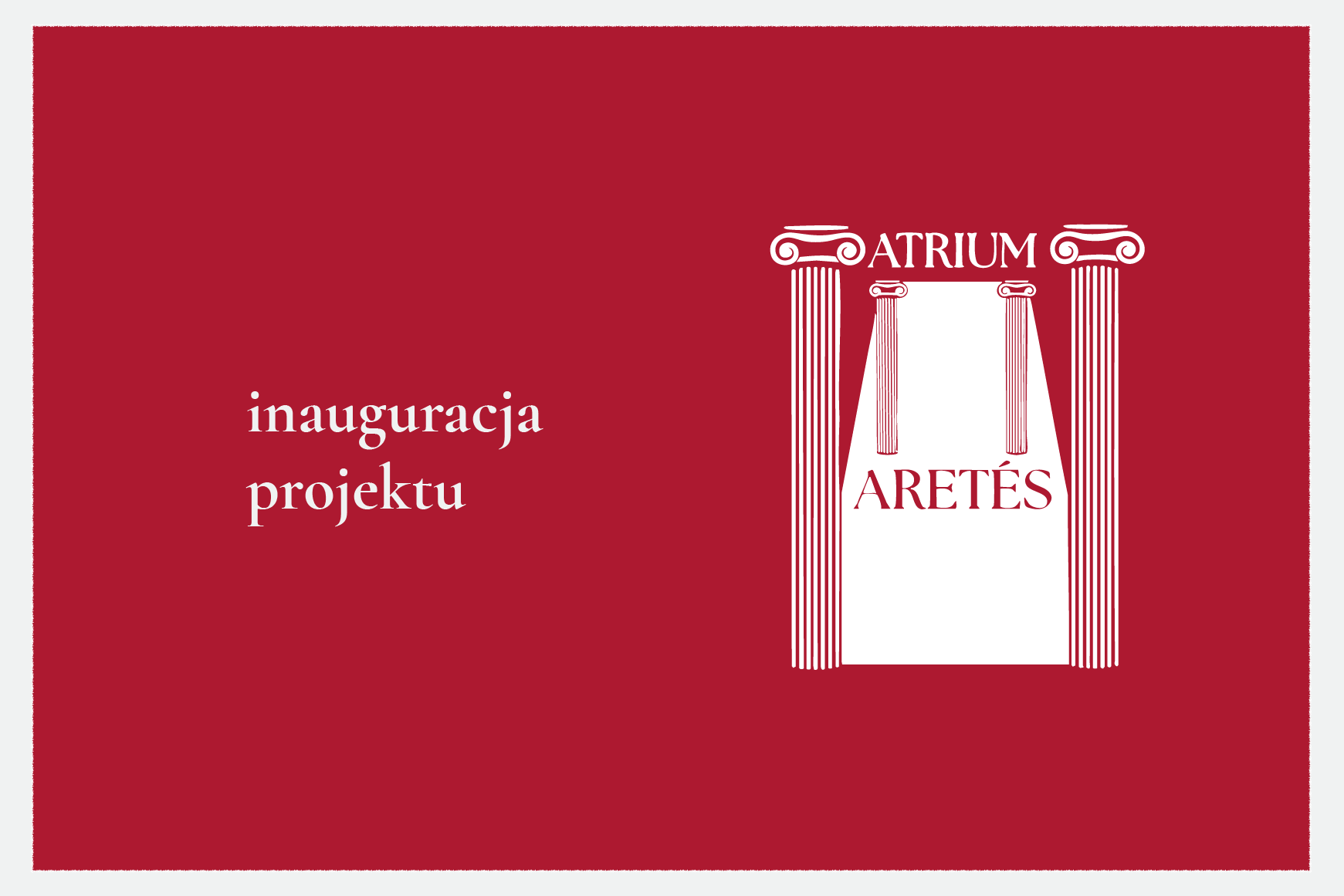 Plakat promujący cykl spotkań pt., 