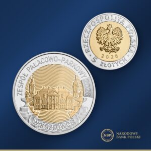 Read more about the article „Zespół pałacowo-parkowy w Kozłówce” nowa moneta okolicznościowa NBP