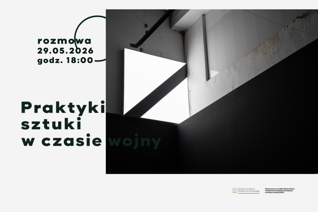 Grafika promująca spotkanie w Galerii Labirynt.