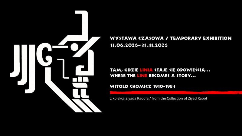 Plakat promujący wystawę w Muzeum w Kozłowce