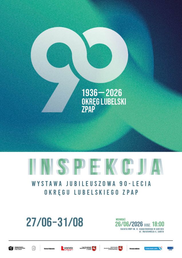 Plakat jubileuszowa wystawa