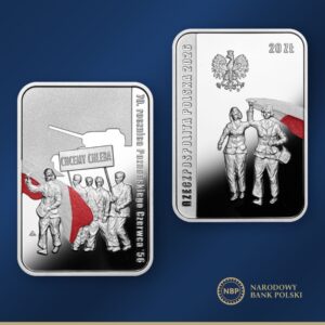 Read more about the article Nowe monety kolekcjonerskie NBP: „70. rocznica Poznańskiego Czerwca ‘56”