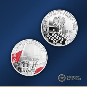 Read more about the article Narodowy Bank Polski emituje monety kolekcjonerskie „50. rocznica Czerwca ‘76”