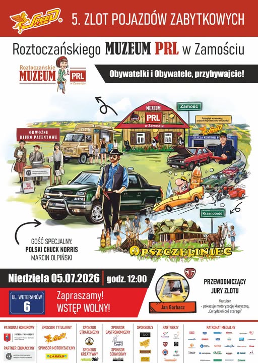Read more about the article Speed Car 5 – zlot pojazdów zabytkowych – Zamość/Krasnobród 5.VII.