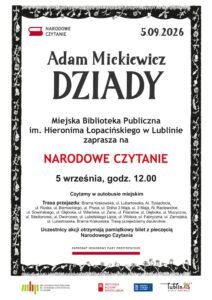 Read more about the article Narodowe Czytanie w MBP  – 5.IX.