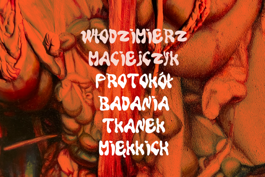Grafika promująca wystawę Włodzimierza Maciejczyka
